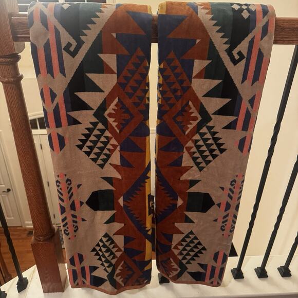 New Two Pendleton Beach Towel Blanket Journey West Bright Southwestern 40 X 70 - Picture 1 of 14